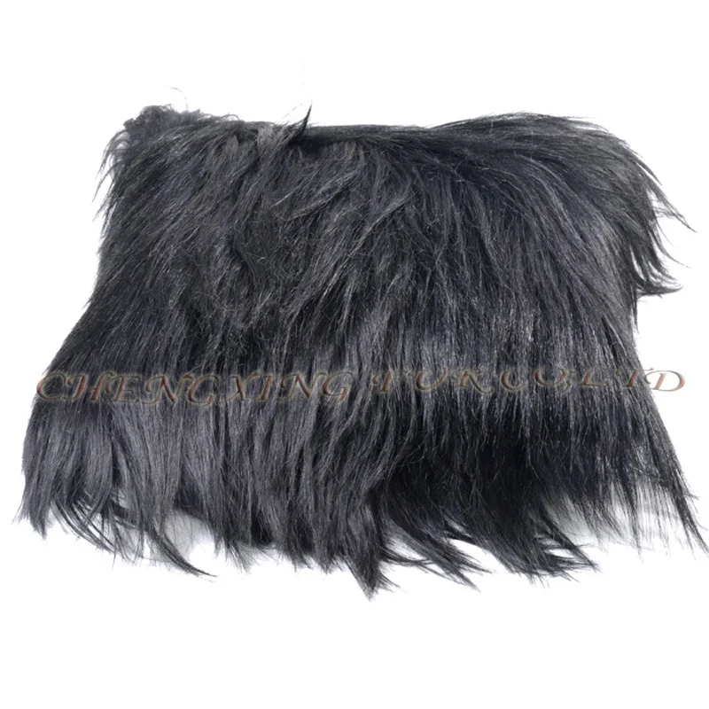 Free Shipping CX-D-91 Fashion And Warm Real Goat Lamb Fur Pillow Case