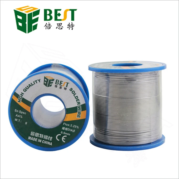 High Quality  0.5mm 0.6mm 0.8mm 1.0mm Tin Lead Solder Tin Wire 500g 60/40 Melt Rosin Core