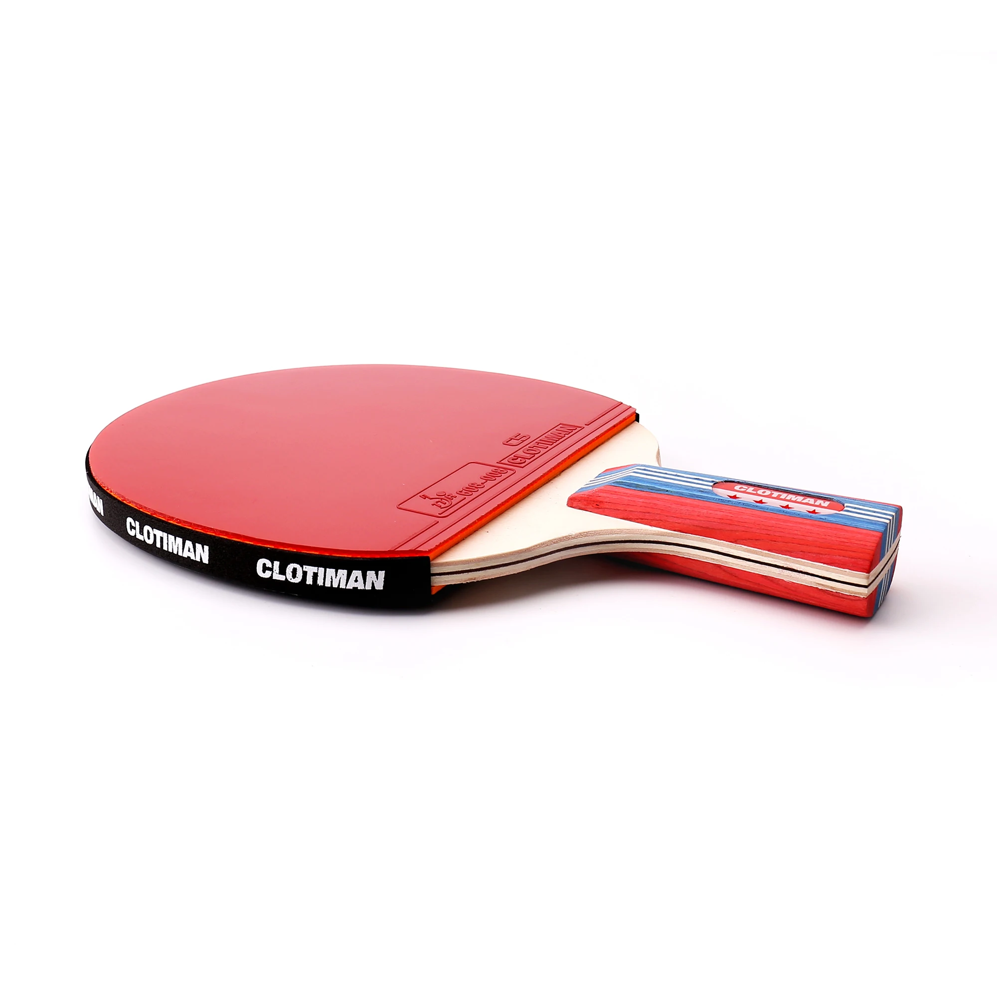 Tennis table racket wood plus carbon fiber offensive long handle short handle horizontal grip pingpong racquet blade with rubber