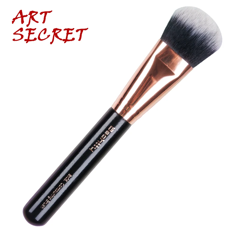 Artsecret Pro Contouring Bronzer Brush Synthetic Duo Fiber Rose Gold Ferrule Makeup Soft Hair for Powder Blush Bt05