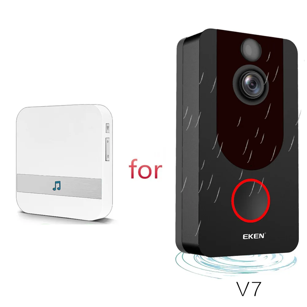 Smart Indoor Door Bell Chime WiFi Doorbell AC 110-220V US EU UK AU Plug XSH app For EKEN Chime V5 V6 V7 for B30 B10 B50 B60 B70