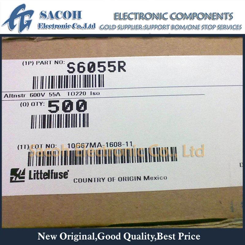 パワフルな電力,s6055r s6055から-220 55a 600v,再生品およびオリジナル,ロットあたり10個