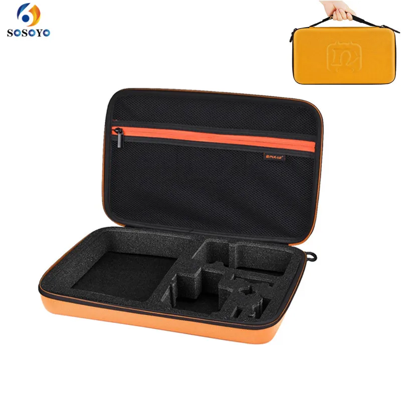 Large Portable Storage Bag Protective Case EVA & Nylon Waterproof Carrying Travel Box For GoPro hero 6 5 4 3 Camera Accessories