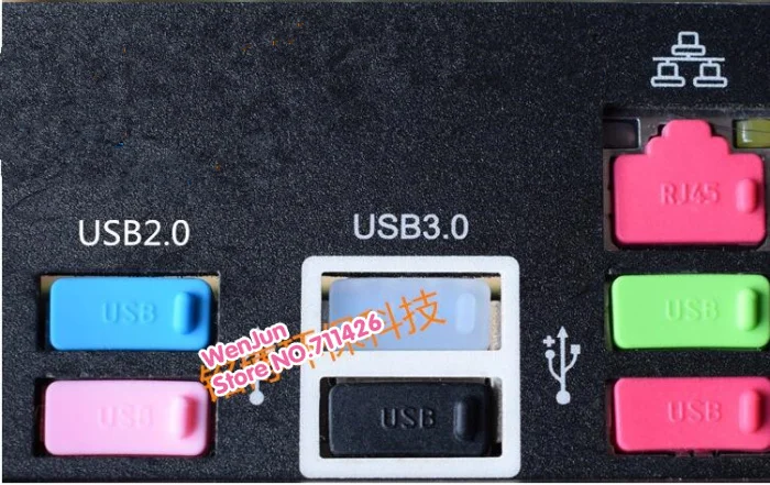 Multiple colors USB port connector dust plug USB cover plug PC computer laptop Standard USB 2.0 / 3.0 interface Anti-dust plug