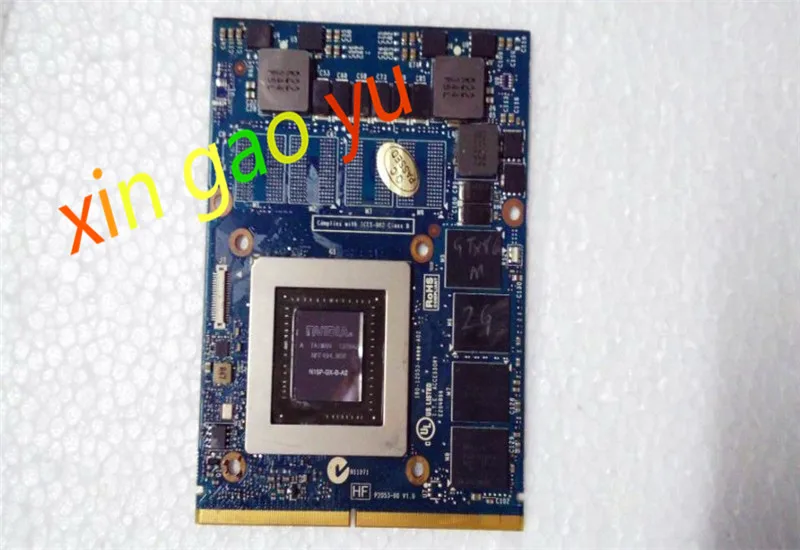 For DELL Dell M17X R5 graphics board N15P-GX-B-A2 GTX860M J0M0K 0J0M0K CN-0J0M0K 100% test ok