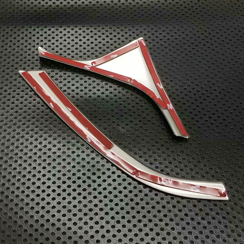 For Buick Regal 2017 2018 2019 Stainless steel Car Front Air Condition outlet Vent frame cover trim car styling accessories 2pcs