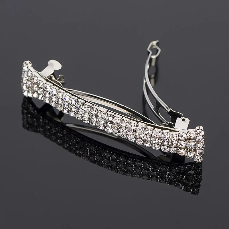 Fashion Women Casual Full Rhinestone Hair Wear Elegant Crystal Hairpin Jewelry Accessories Christmas Gifts H002