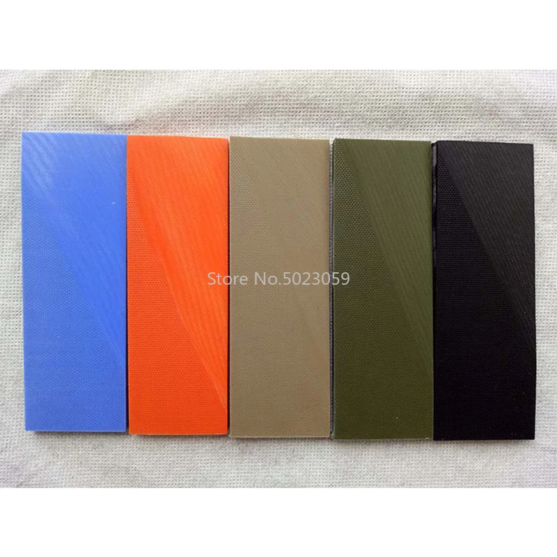 2Pieces G10 Handmade material Fine lines Multicolor color Diy Knife handle material Glass fibre Patch material