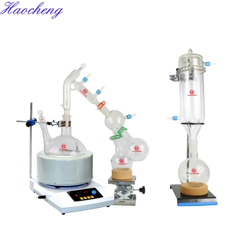 

Free shipping,Factory Stocks Available Sale 2L 5L Lab Short Path Distillation with Stirring Heating Mantle