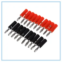 20Pcs Practical Plastic Silver Plated Connector Audio Banana Speaker Plug L2