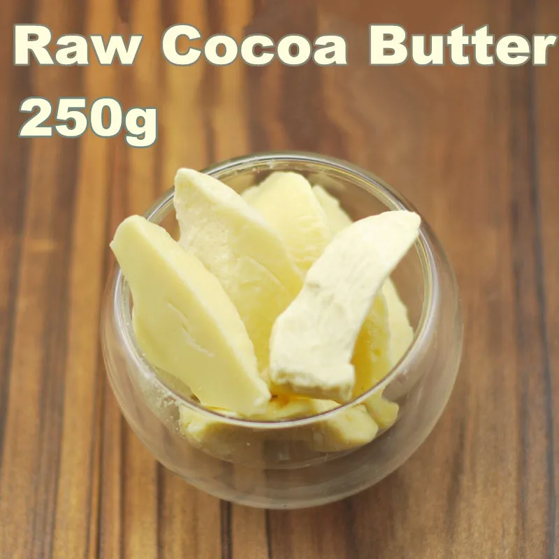 

Raw Cocoa Butter Base Oil Exquisite Natural ORGANIC Unrefined 250g