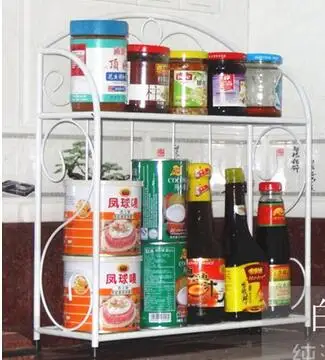Iron kitchen racks Seasoning racks Shelf storage