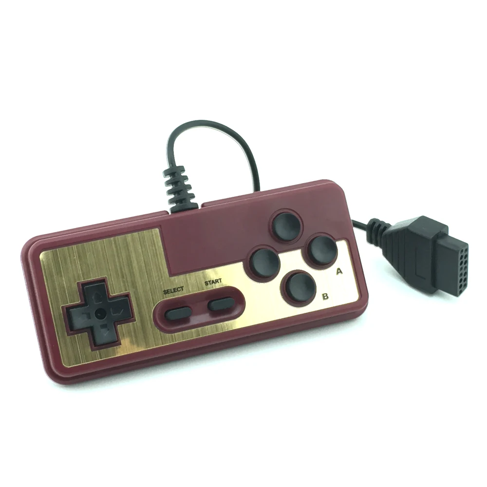 

Gaming console gamepad 8-bit style 15Pin Plug Cable Controller For NES for FC joystick handle