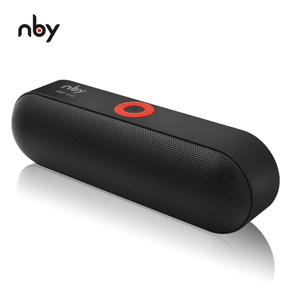 

NBY S18 Portable Bluetooth Speaker with Dual Driver Loudspeaker,12 Hours Playtime,HD Audio Subwoofer Wireless Speakers with Mic