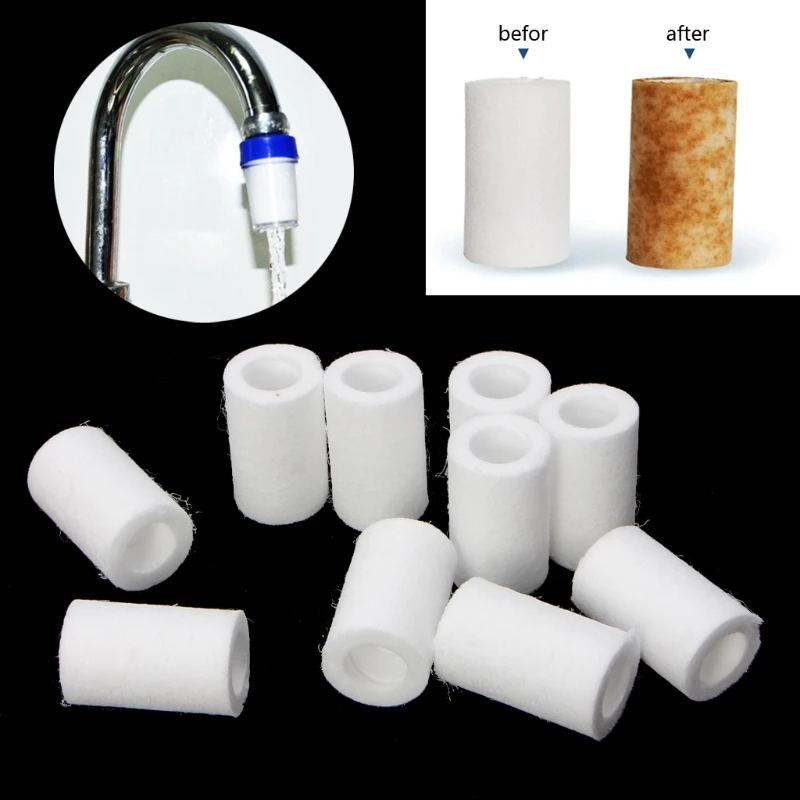 2021 New 10PCS Water Purifier Remove Rust Quality Test Replacement Water Filter Cotton