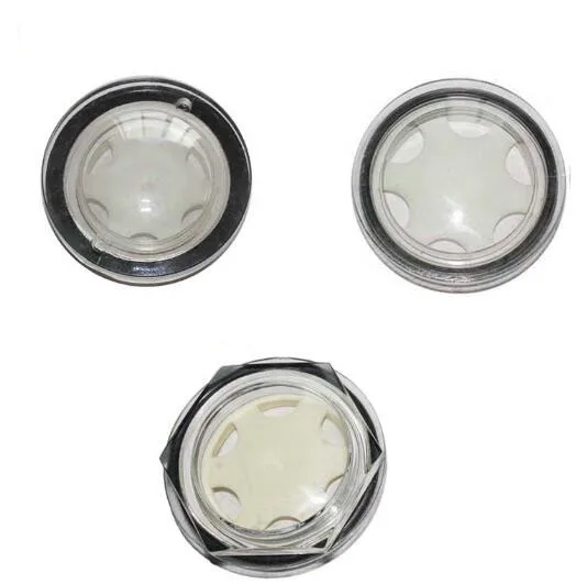 5pcs 1/2" 21mm 3/4" 26mm Air Compressor Black Rubber Gasket Clear Plastic Oil Level Sight Glass M16/20/24/27/30/36/42/48*1.5mm