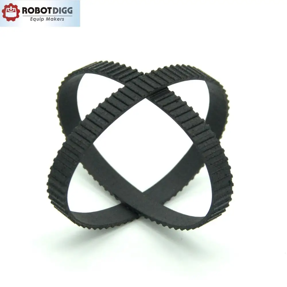 10pcs/lot, MXL Timing Belt, Closed-loop, B71MXL, 3mm 6mm width