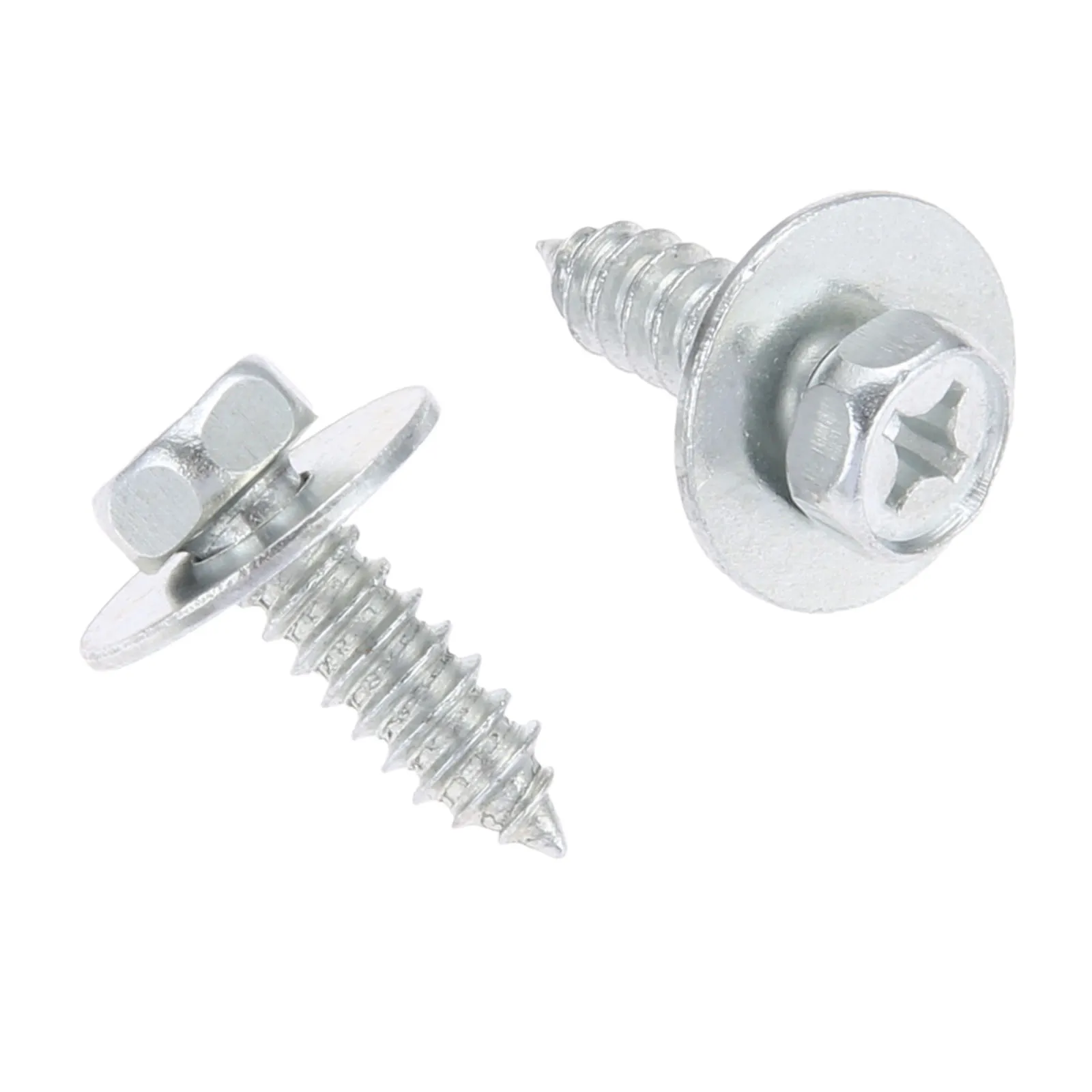 Yetaha 20Pcs Car Body Tapping Screw Rivet Interior Trim Panel Hex Bolts Universal Car Fender Fastener Rivets