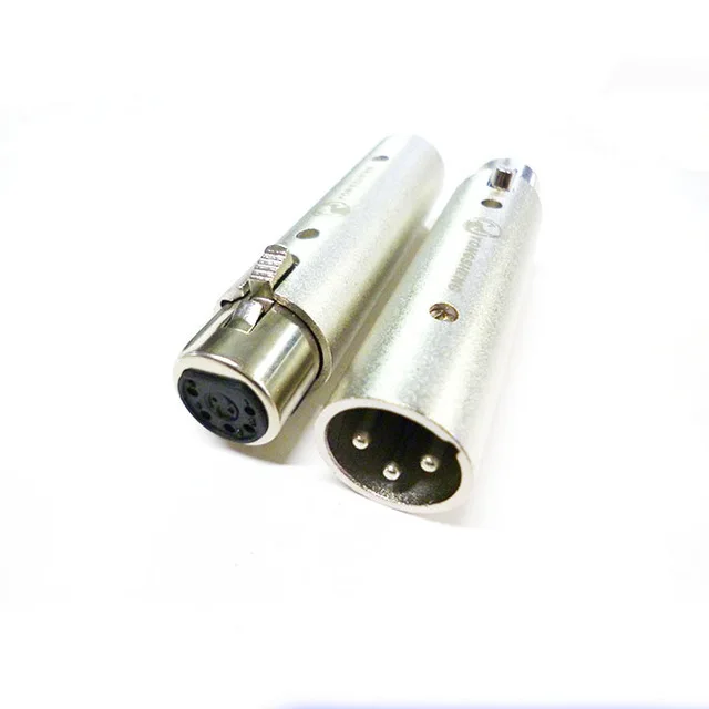 10pcs Made by Neutrik China factory YS117 XLR 5 PIN Female TO 3 PIN MALE DMX ADAPTER SOCKET CONVERTER