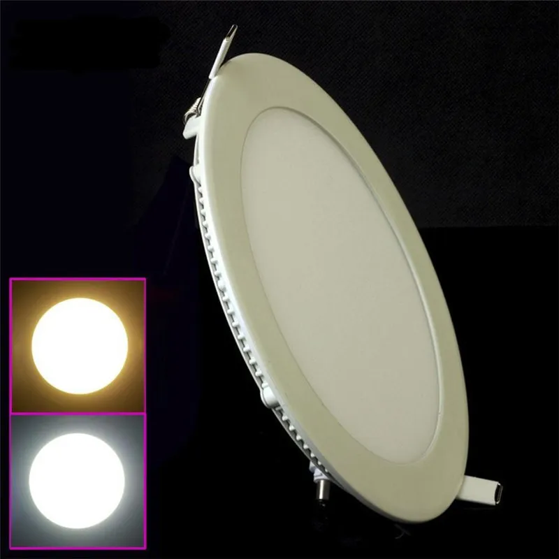 

High Quality LED Panel Downlight LED Ceiling Downlight Recessed LED Panel Light Driver Included AC85-265V, 10pcs/lot DHL Free