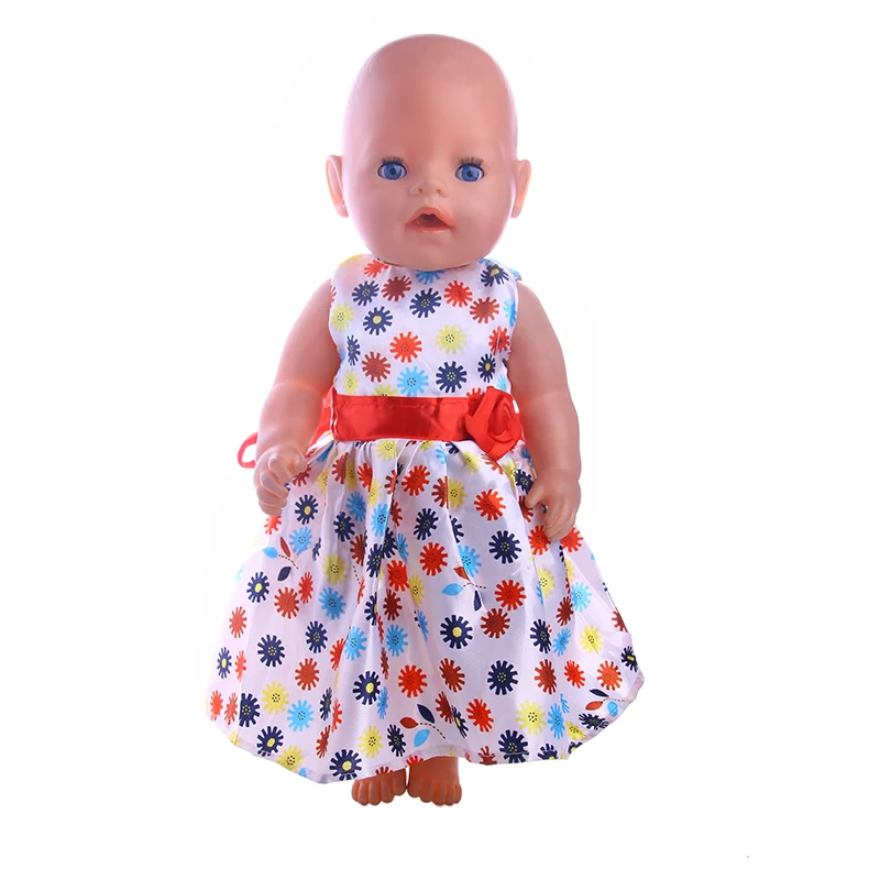 Doll Clothes Fashion Accessories Bow Princess Skirt Suitable For 18 Inch American Doll & 43 Cm Born Doll Accessories Generation