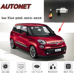 AUTONET HD Night Vision Backup Rear View camera For for Fiat 500L 2012~2018 /CCD /RCA Standard /Parking Camera