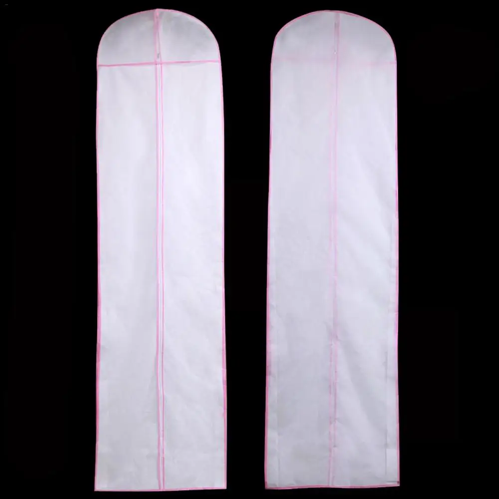 Wedding Dress Cover Garment Bag Bridal Gown Long Clothes Protector Case Dustproof Covers Wedding Dresses Garment Dust Bag