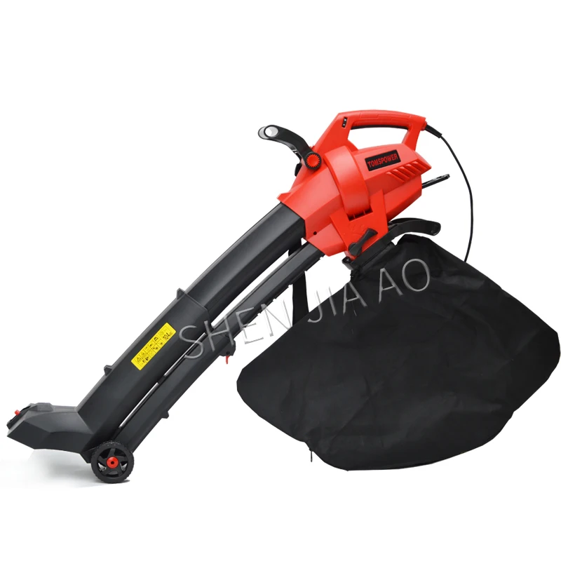 2800W Electric Blow Suction Leaf Machine Hair Dryer Leaf Suction Machine Leaf Crusher Electric Leaf Cleaning Machine 220V