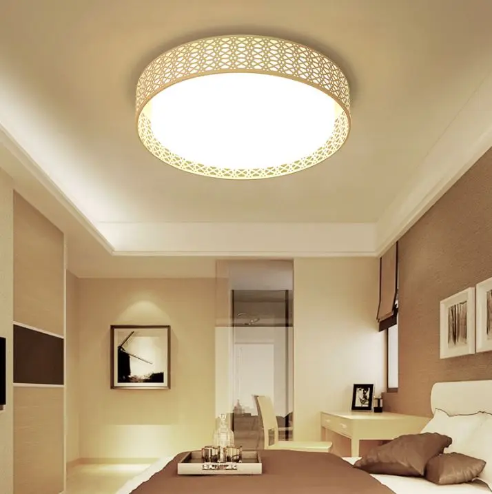 

LED ceiling lamp modern minimalist bedroom living room dining room study round warm atmosphere room lighting fixtures