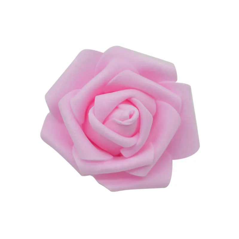 50pcs/lot 6cm Artificial Foam Roses Head PE Foam Rose Flower Head for Wedding Home Festival Decorative Flowers DIY Wreaths Craft