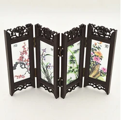 Multi-pattern Antique Small Screen Chinese Style Mask  Ornaments Features Crafts Tourism Souvenirs Gift  Home Decoration