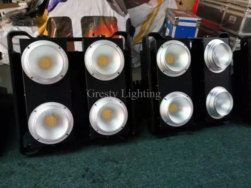 

Free shipping led audience light 400w cob blinder DMX512 cob audience blinder light