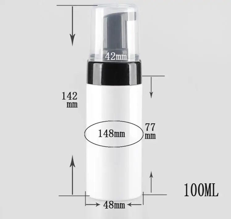 100ml Empty Plastic Foaming Bottle Soap Dispenser ContainerFoam-soap-Dispense Foam Pump bottle SN1664