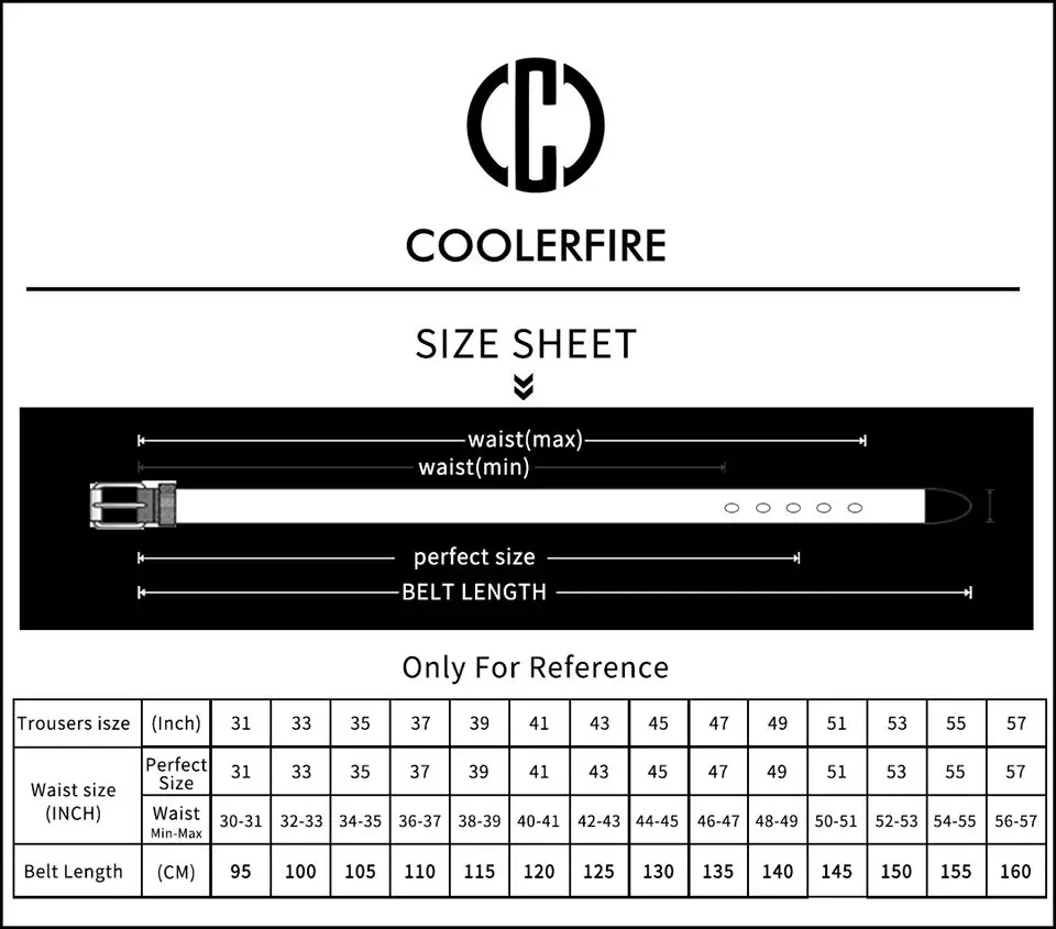 Neuer Herren-Gürtel aus echtem Leder, 100 cm, 110 cm, 120 cm, 130 cm, 140 cm, 150 cm, wendbare Schnalle, braune und schwarze Business-Kleidergürtel für Herren – Detail 2