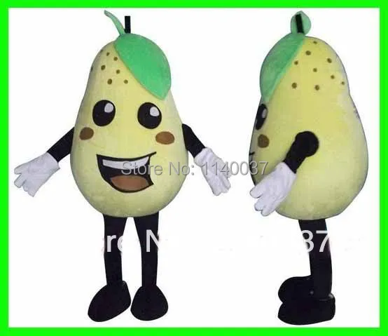 mascot Pear Mascot Costume Adult Size TV Commercial Advertising Costume Mascot Costume Fancy Dress Free Ship