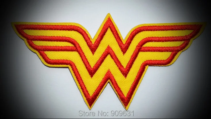 New ! WONDER LOGO Nice WOMAN  -COMICS-Iron On Embroidered Patch/TV, Movie