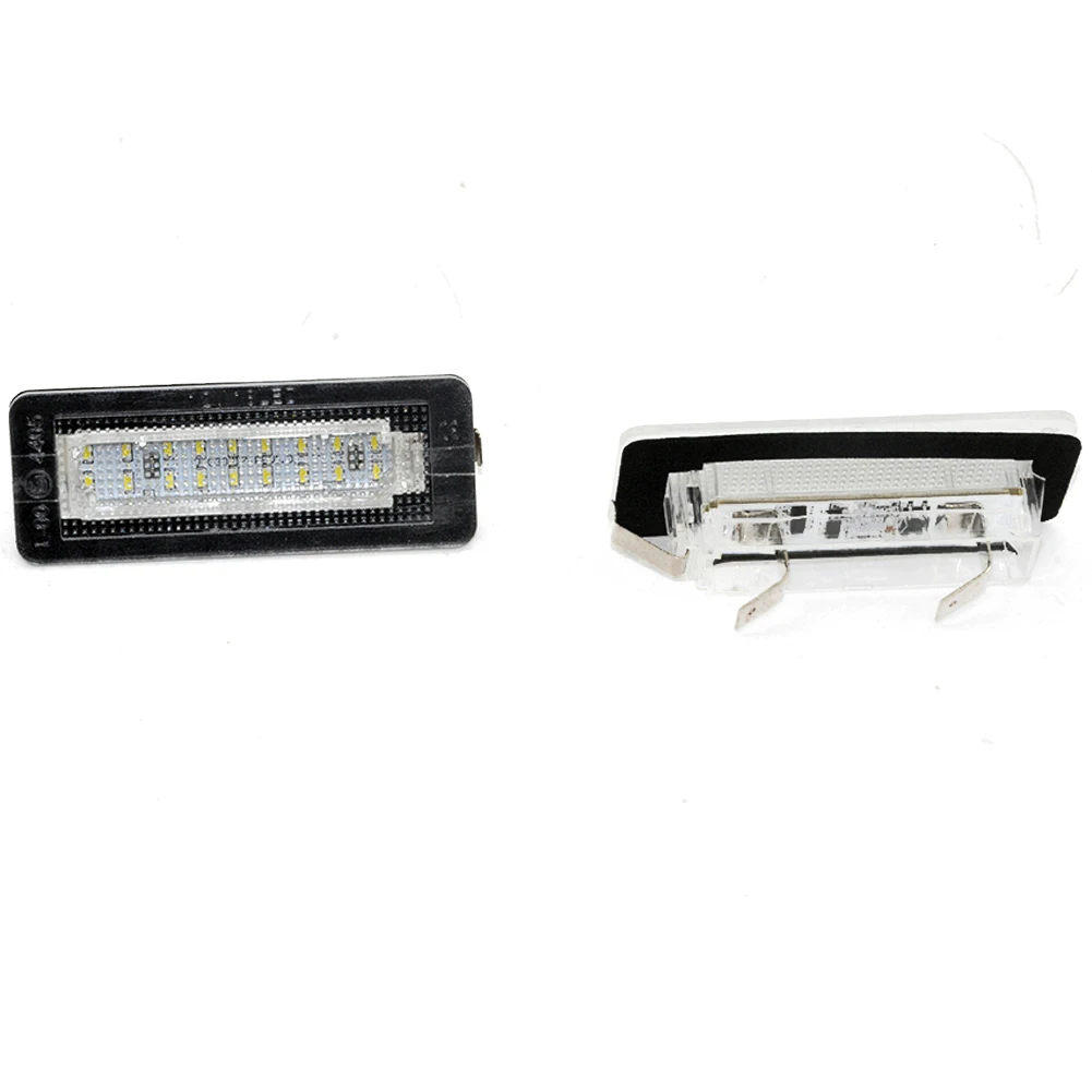 Luz led Canbus para placa de matrícula, accesorio inteligente para Fortwo, sin error, 2 uds.