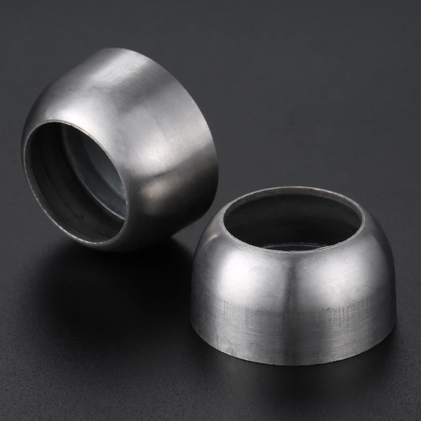 2Pcs/Set Closet Rod Flange Holder Stainless Steel Wardrobe Flange Seat Clothes Tube Holder Fitting 19mm 22m 25mm