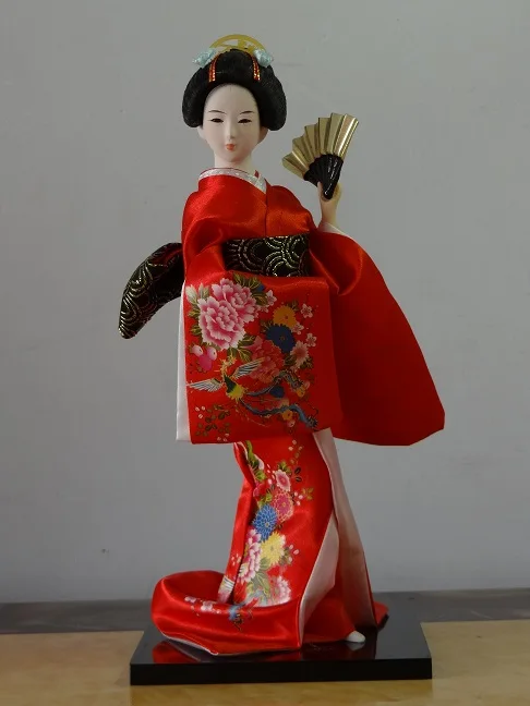 2019 Mới Tượng Dân Tộc Geisha Nhật Bản Búp Bê Kimono Búp Bê Belle Cô Gái Nữ Bộ Trang Trí Nhà Thu Nhỏ Các Bức Tượng Nhỏ