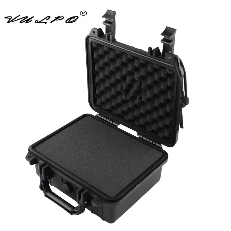 VULPO ABS Pistol Case Tactical Hard Pistol Storage Case Gun Case Padded Hunting Accessories Carry Boxs for Hunting Airsoft