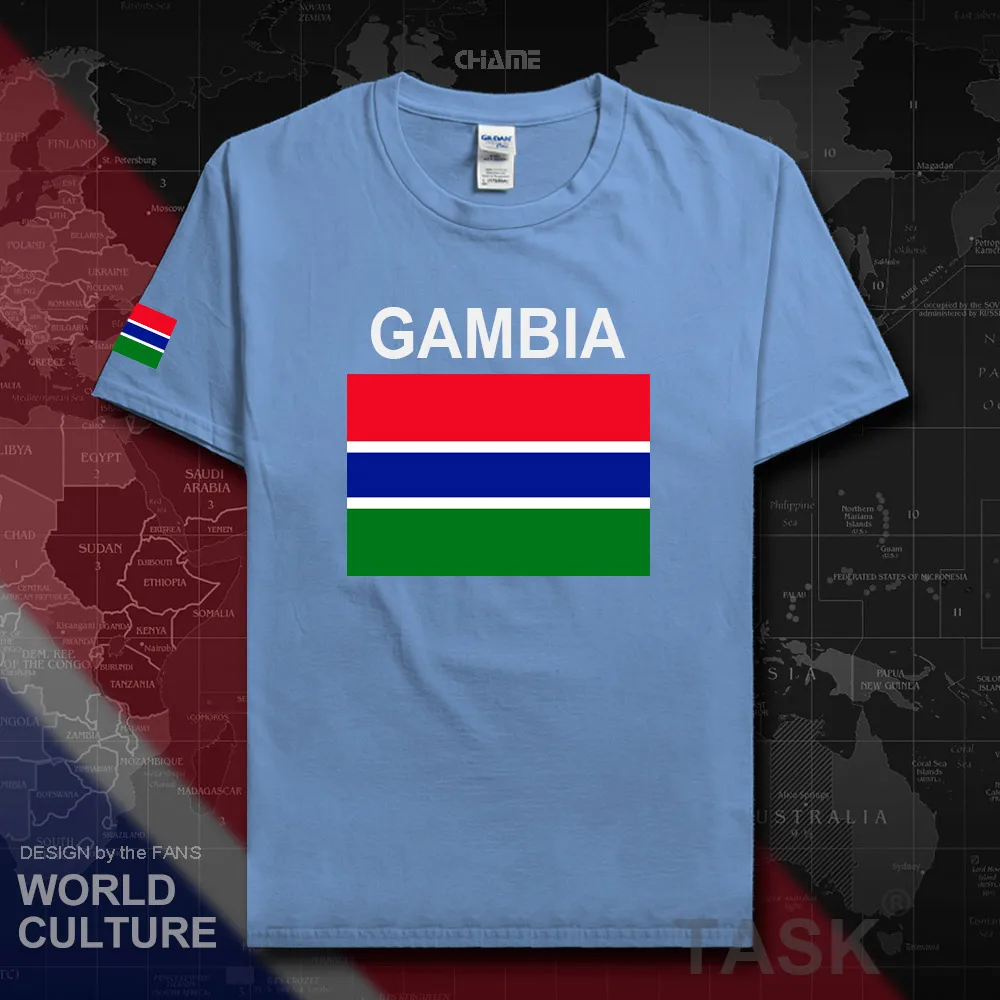 Republic of The Gambia GMB mens t shirts 2018 jerseys hip hop nation cotton t-shirt fitness brand clothes country flag tees 02