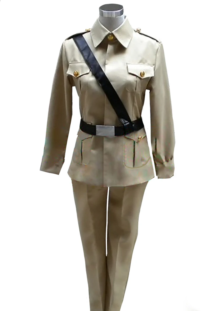 2019 Anime Axis Powers Hetalia Spain Military Uniform Cosplay Costume Customized Size