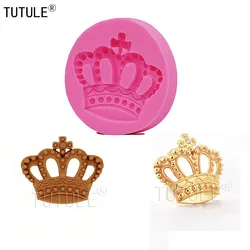 Gadgets-Princess Crown silicone rubber moldFondant Cake Mold Handmade Chocolate Dessert Baking Cakes Decorated Cookies Tool