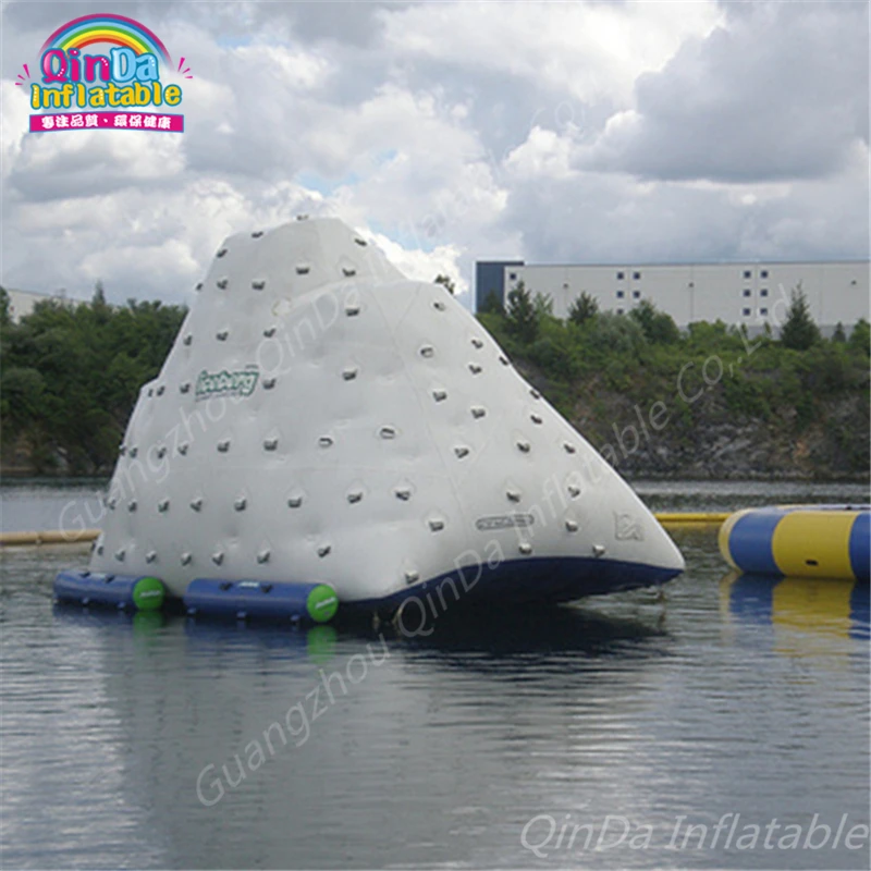 4m * 3m * 3m Riesigen Aufblasbaren Wasser Float Einhorn, pool Float Aufblasbare Wasser Eisbergs Schwimmenden Plattform Berg Mit Freies Luftpumpe