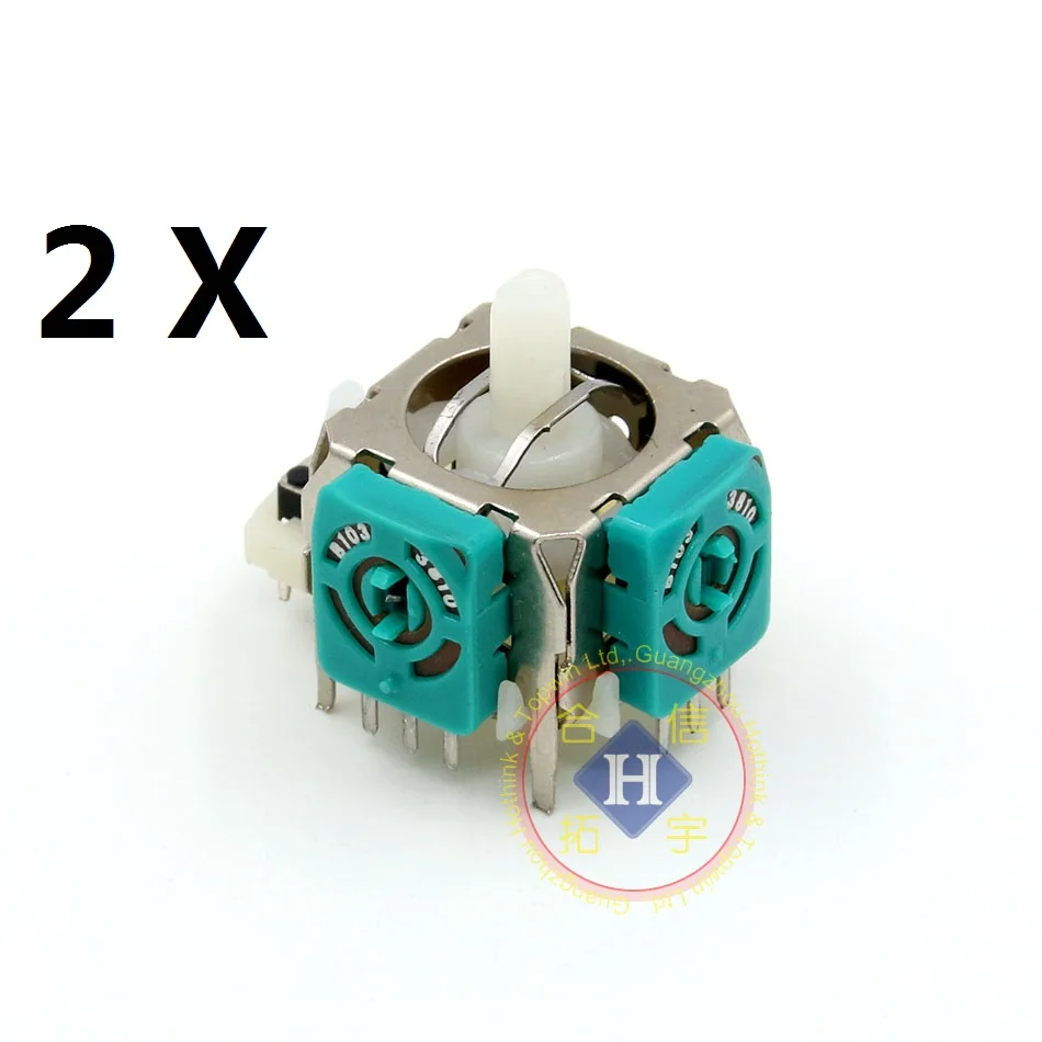 HOTHINK-3D Substituição analógica do joystick, polegar para controlador XBOX 360, XBOX360 Gamepad, novo, 2pcs por lote