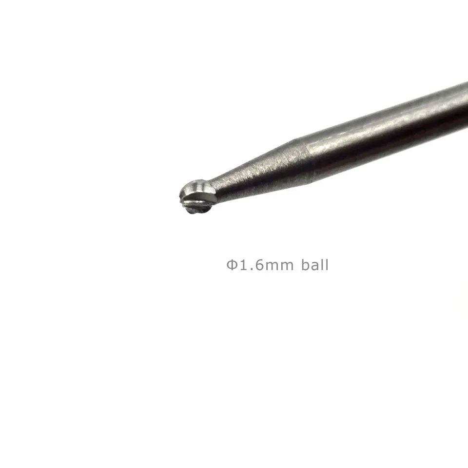 HYTOOS 1.6mm Ball Tungsten Carbide Nail Drill Bit 3/32\