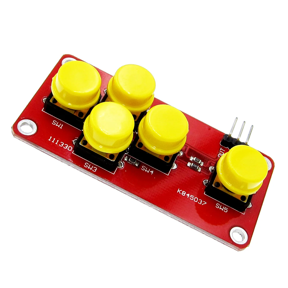 센서 확장 보드용 AD 키보드 시뮬레이션 5 키 모듈 버튼