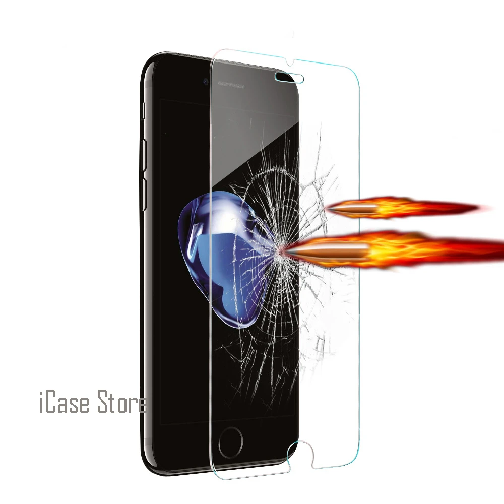 0.3mm 9H Ultra Thin Tempered Glass For iPhone aifon ifon ihone i phone 4 4s 5 5s 5c 6 6S Plus 2.5d Screen Protector image 2