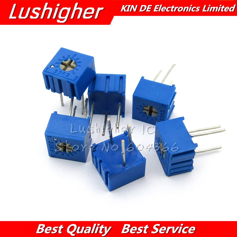 10PCS 3362 P 20K Ohm 3362P-1-203LF 3362P-1-203 3362 P-203 3362 P203 203 Trimpot Trimmer Potentiometer Variable widerstand