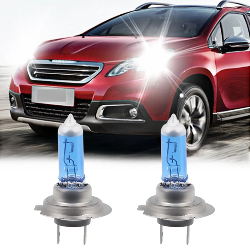 H7 Xenon Halogen Low Beam Light Bulbs Auto HeadLight Bulb 5500-6000K 12V 55W Parking H7 Car Styling for chevrolet